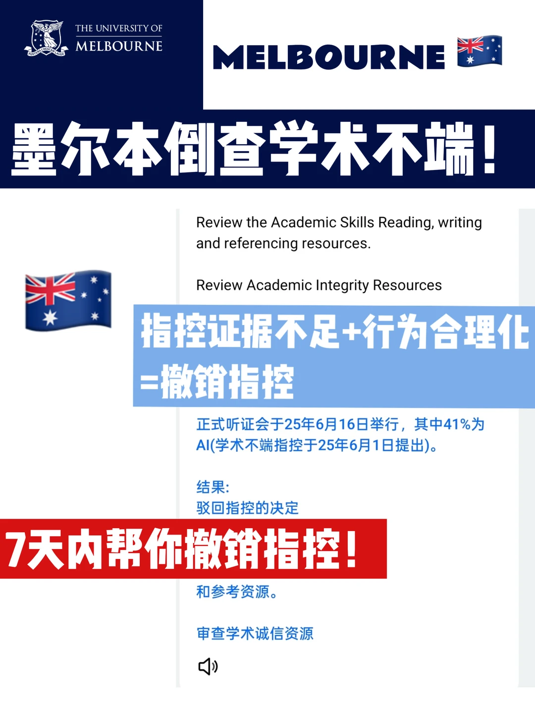 墨尔本倒查学术不端！找d写被指控的不在少数 — 内容图片 1