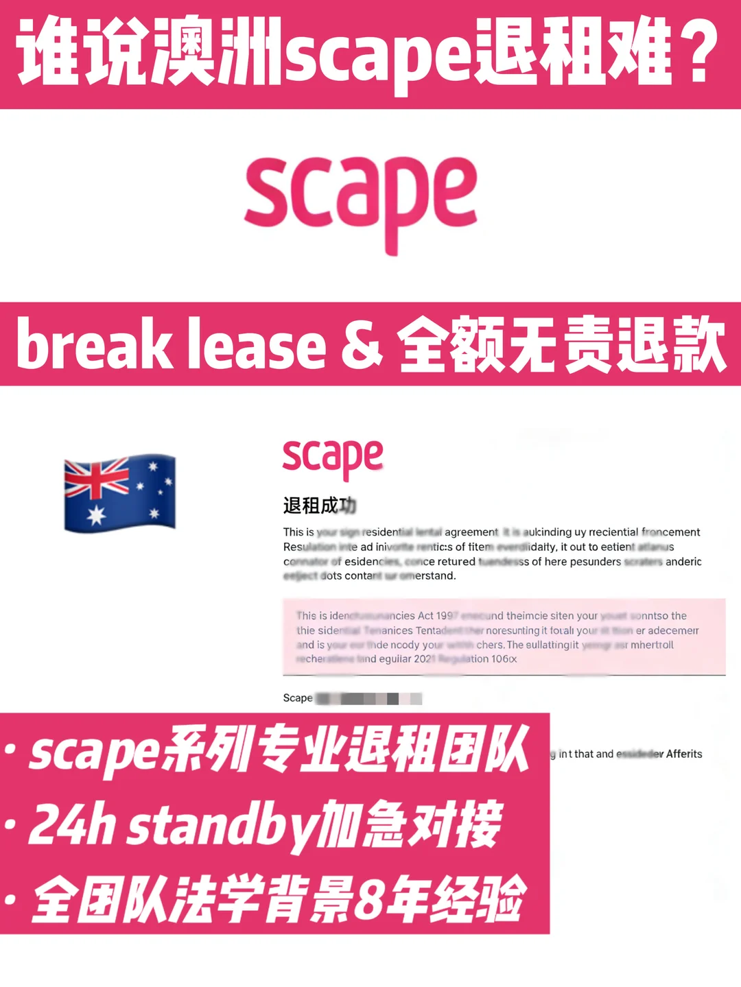墨尔本scape提前退租 噪音问题全额无责退款 — 内容图片 1