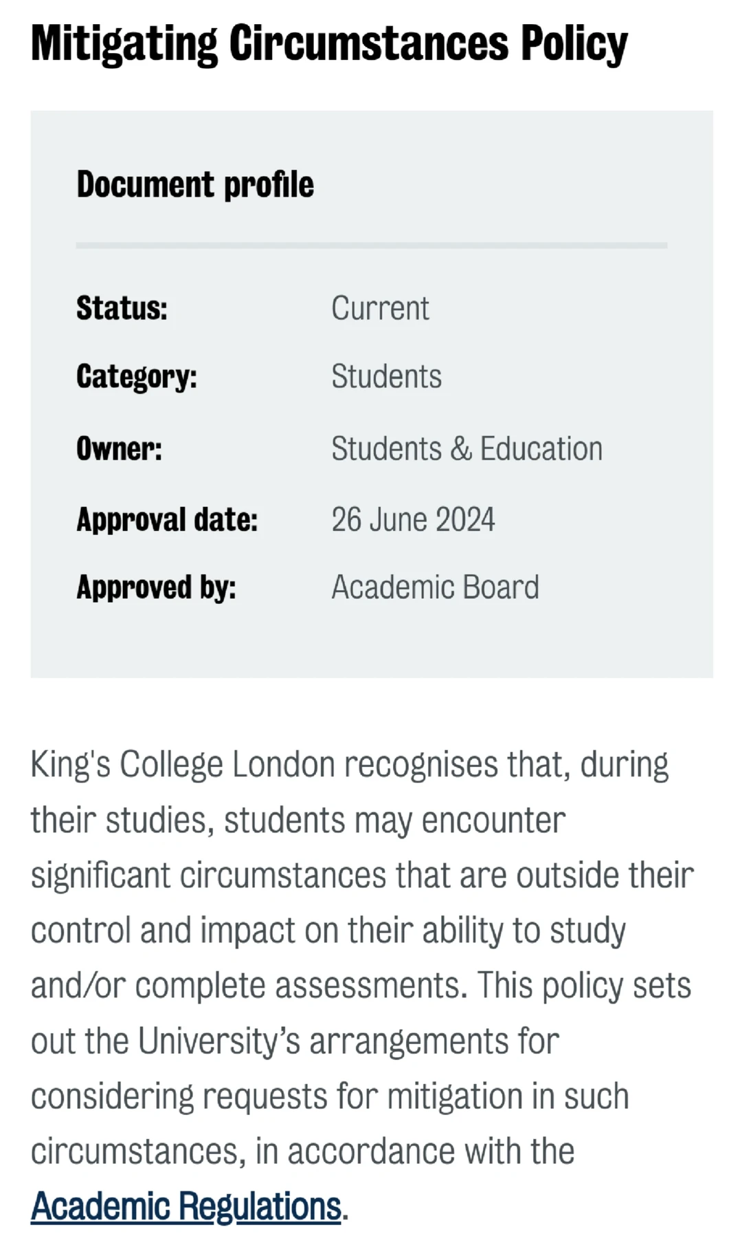 KCL essay迟交一秒都没得救，只有申诉能救 — 内容图片 1
