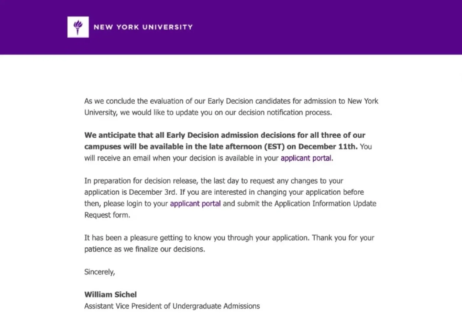 nyu ed轮放榜，拒信argue直接录取 — 内容图片 1