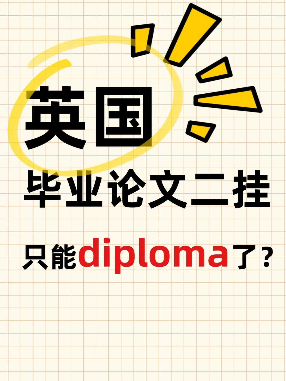 🇬🇧毕业论文二次挂科只给diploma?别认命! — 内容图片 1