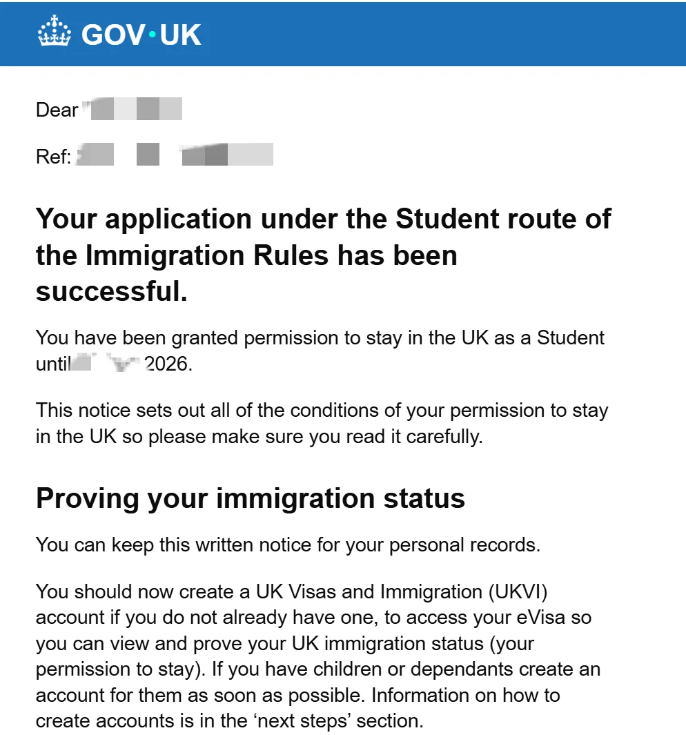 英国🇬🇧学生签续签个人经历