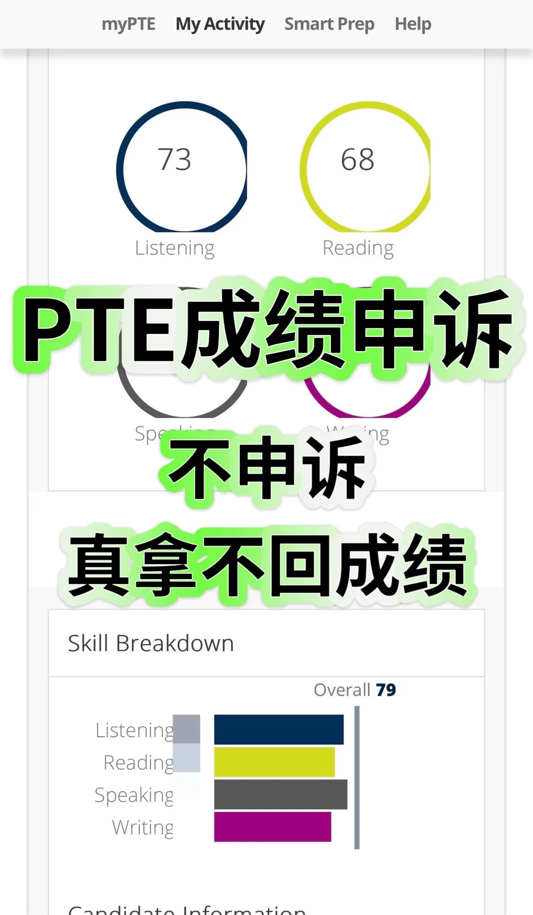 PTE成绩被取消,想恢复成绩只能走申诉! — 内容图片 1