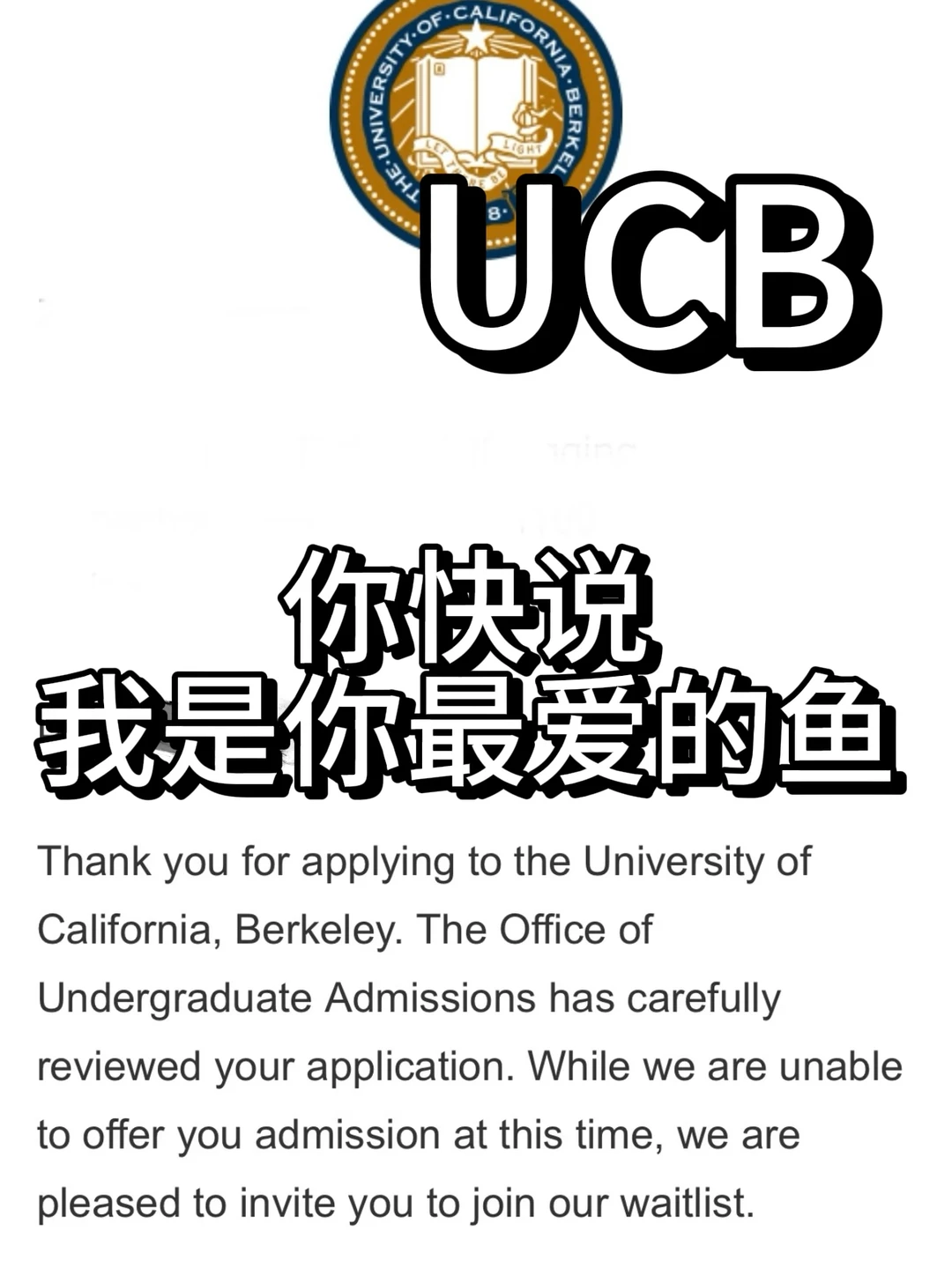UCB waitlist输在空洞表白 — 内容图片 1