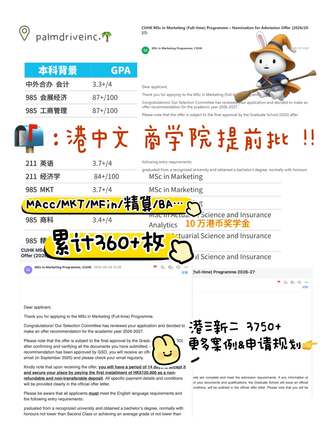 被360+港中文商科offer幸福地砸晕🫢 — 内容图片 1