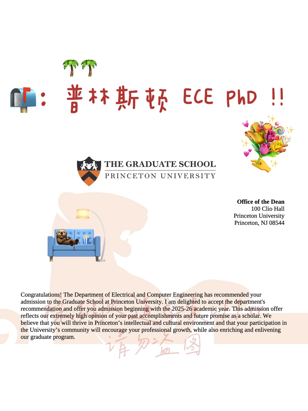 是谁美美接到普林斯顿 ECE PhD offer🫢 — 内容图片 1