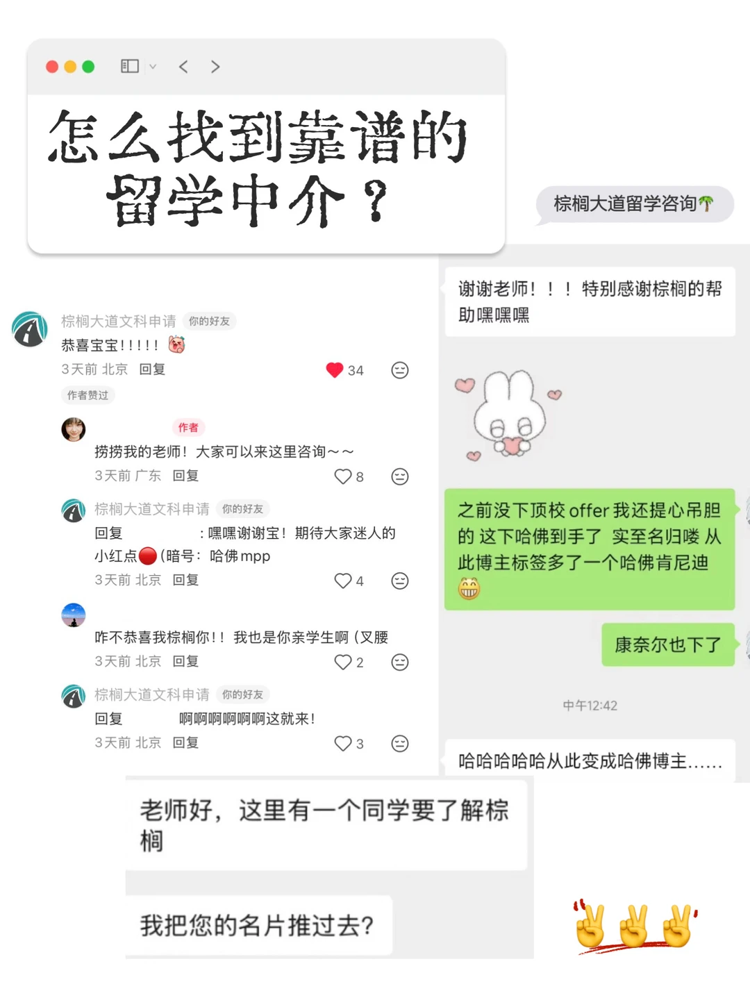 学姐推的这家留学中介能签吗... — 内容图片 1