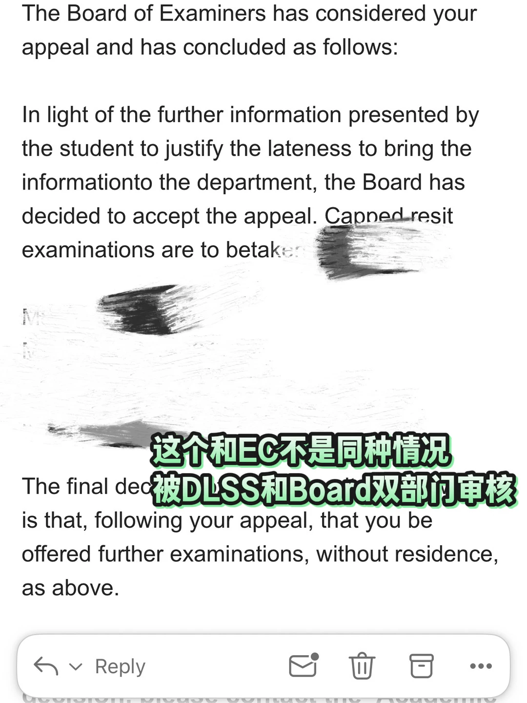爱丁堡考试转线上被拒？我重新申请直接pass — 内容图片 2