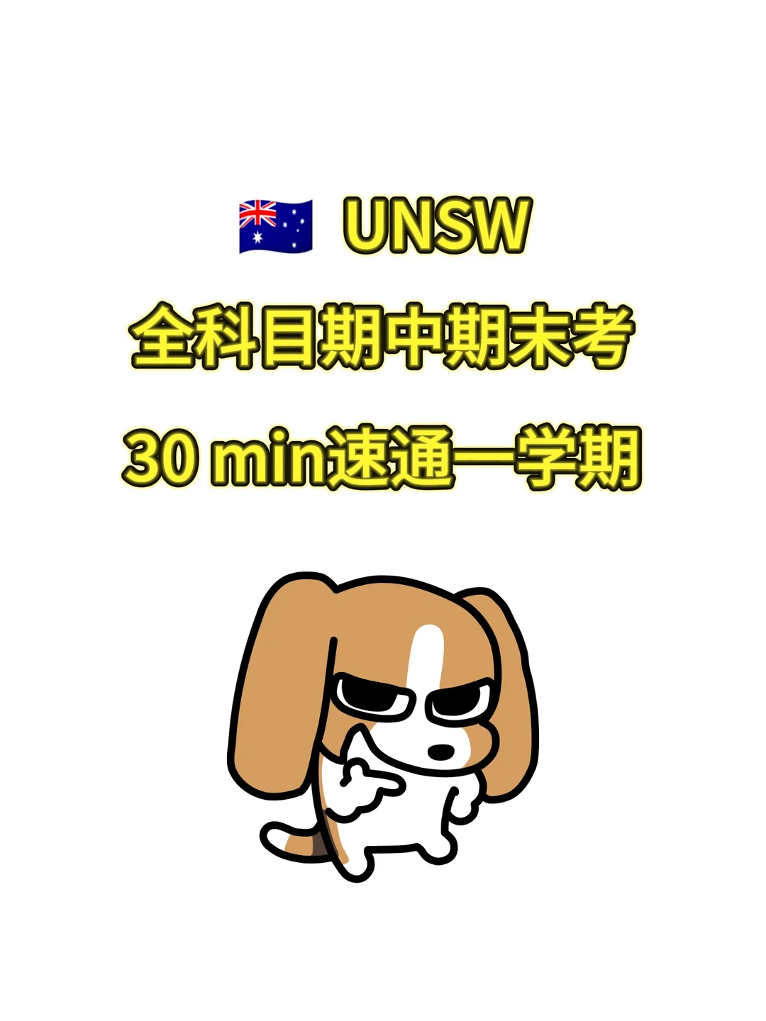 unsw一开学所有作业都吻了上来❓