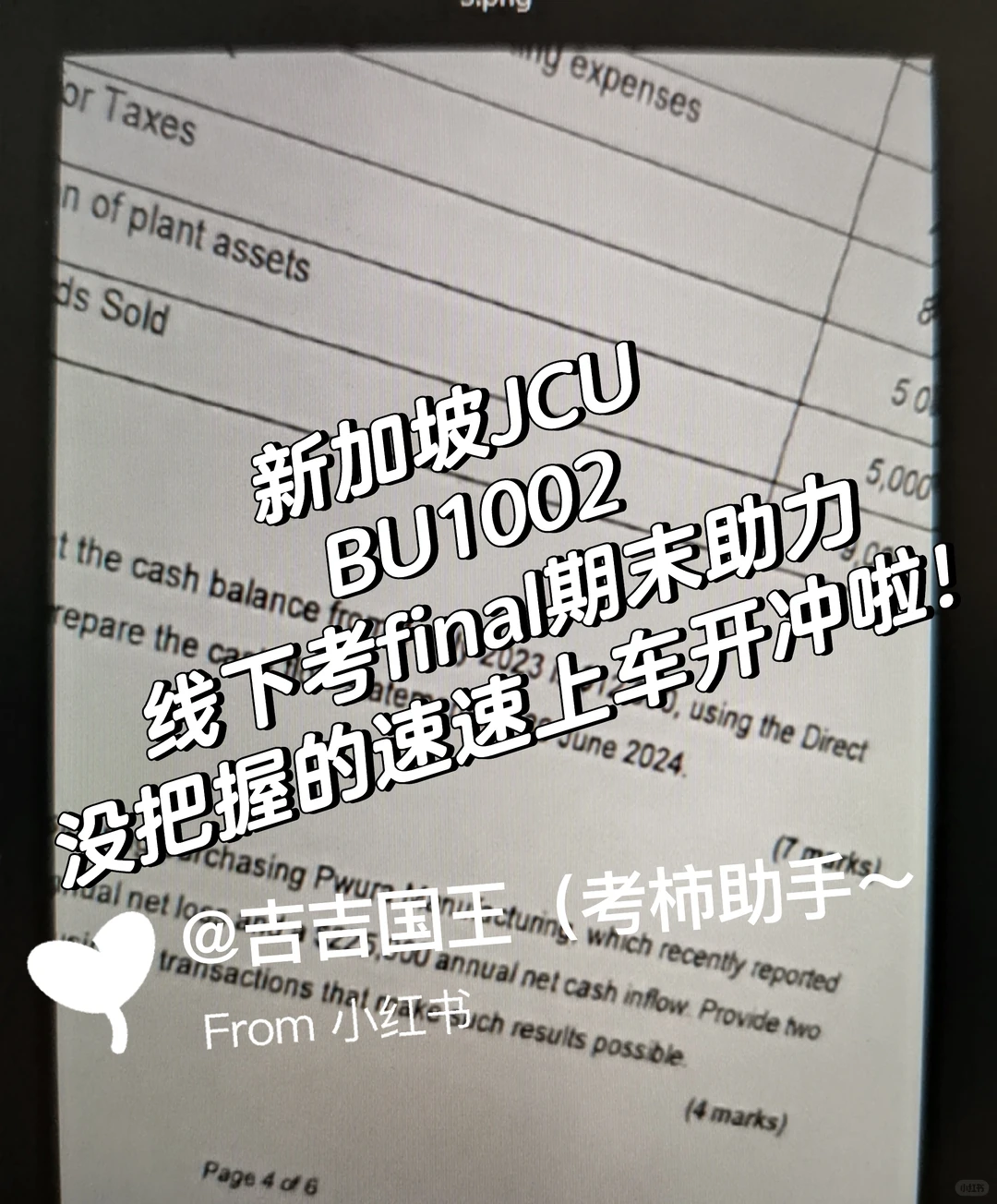 新加坡JCUBU1002期末助力，我有点是手段！ — 内容图片 1