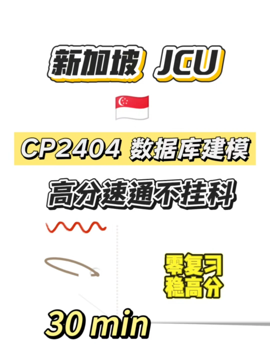JCU线下考试別慌呀，拿高分的秘诀㊙️